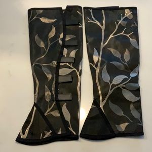 Chic, elegant leg warmers, hand made, new